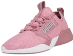 Tenis reportivos rosados marca puma.